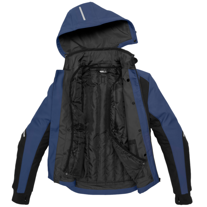 Giacca H2Out Hoodie Armor black/blue - immagine 4