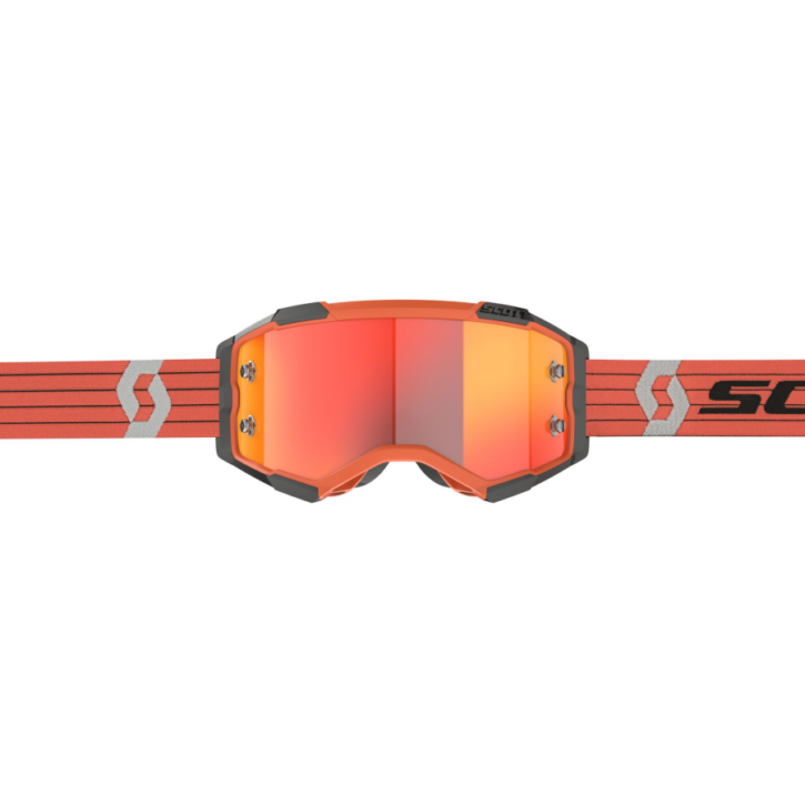 Maschera Scott Fury orange/grey orange chrome - immagine 2