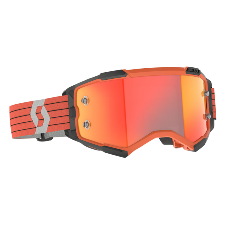 Maschera Scott Fury orange/grey orange chrome