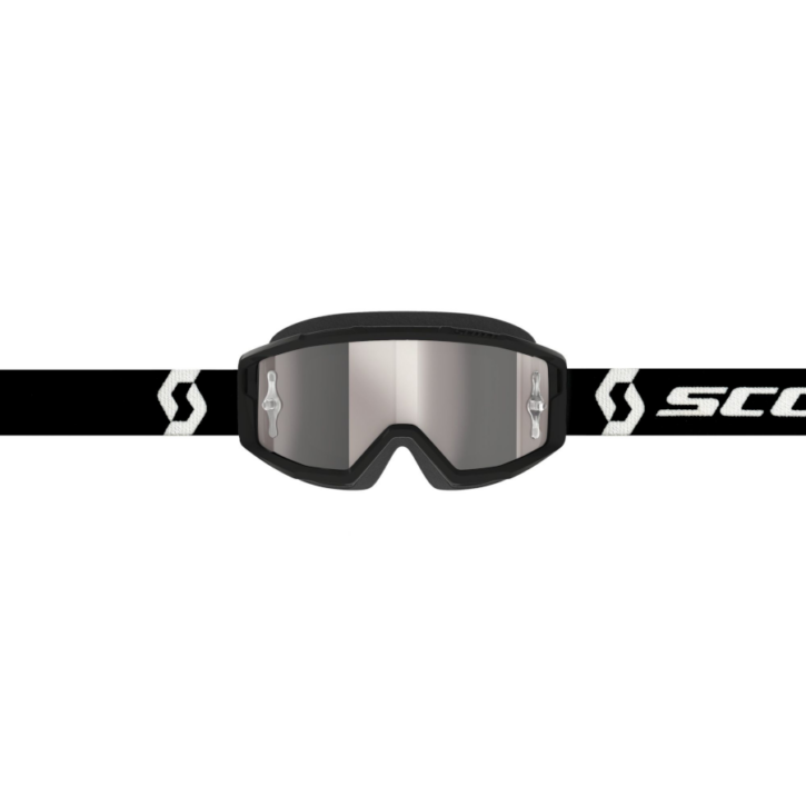 Maschera Scott primal black/white silver chrome - immagine 3