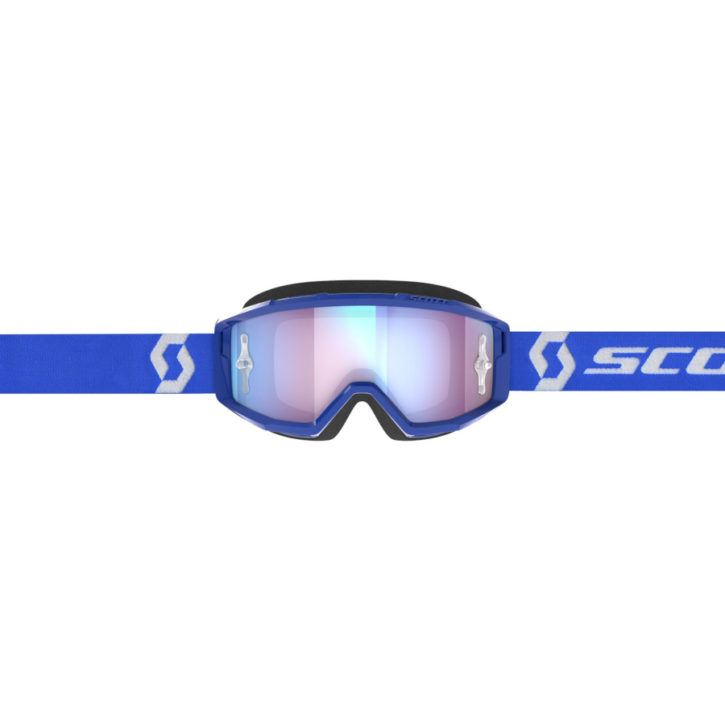 Maschera Scott primal blue/white blue chrome - immagine 2