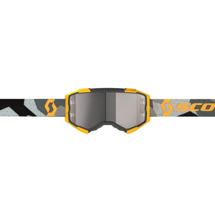 Maschera Scott Fury camo grey yellow - silver chrome - immagine 2