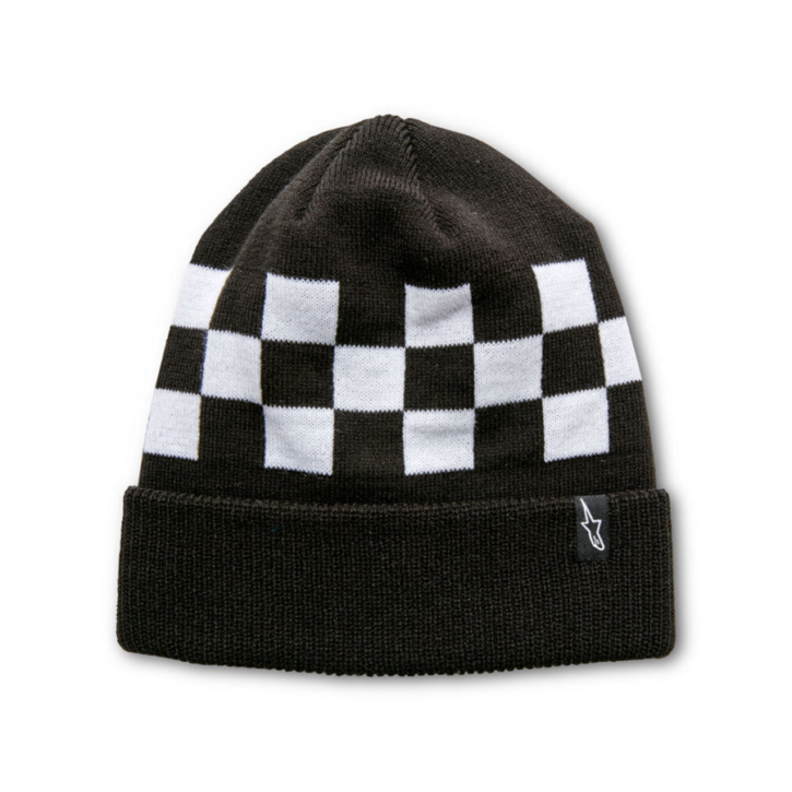 Alpinestars checked beanie black/white