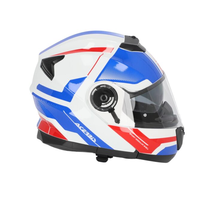 Casco modulare Acerbis serel 22/06 white/red/blue/glossy - immagine 3