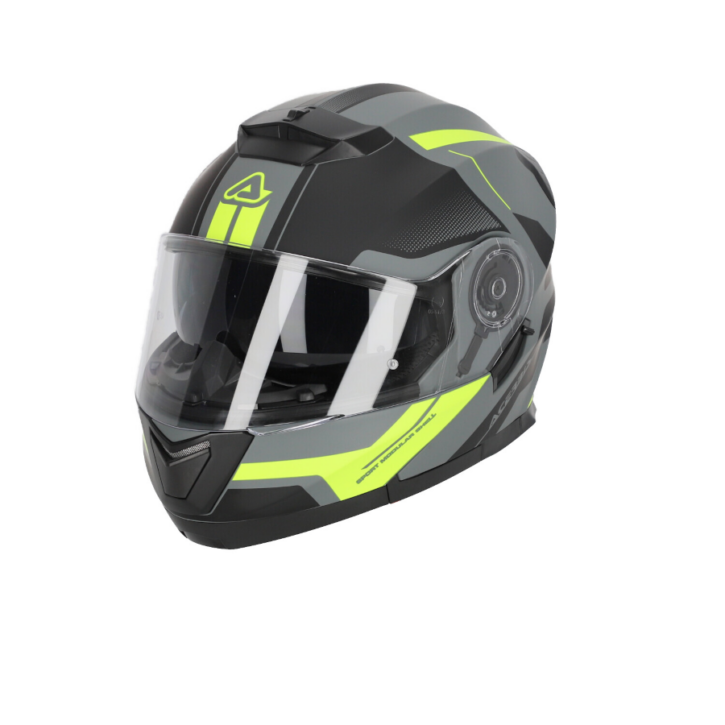 Casco modulare Acerbis serel 22/06 black/yellow fluo - immagine 4