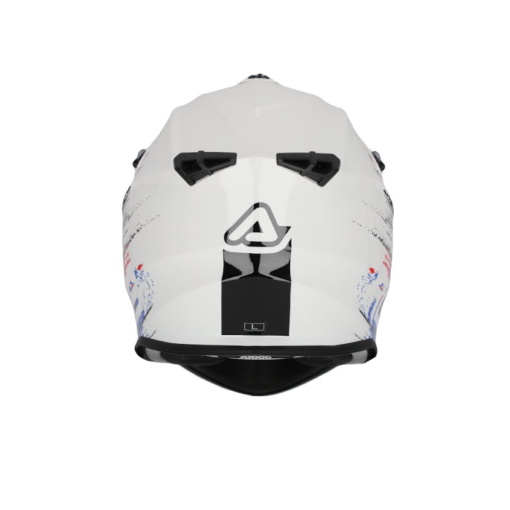 Casco Acerbis linear white/blu/red - immagine 4