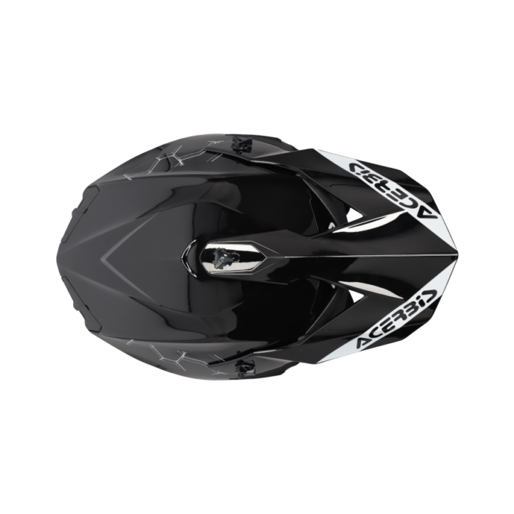 Casco Acerbis linear black glossy - immagine 2