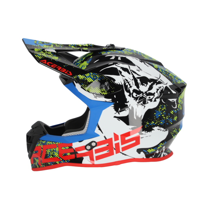 Casco Acerbis linear white/black - immagine 3