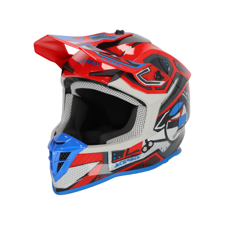 Casco Acerbis linear red/blu