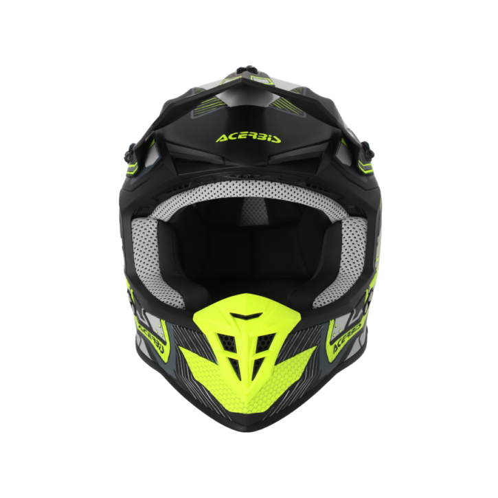 Casco Acerbis linear black/fluo yellow mat - immagine 6