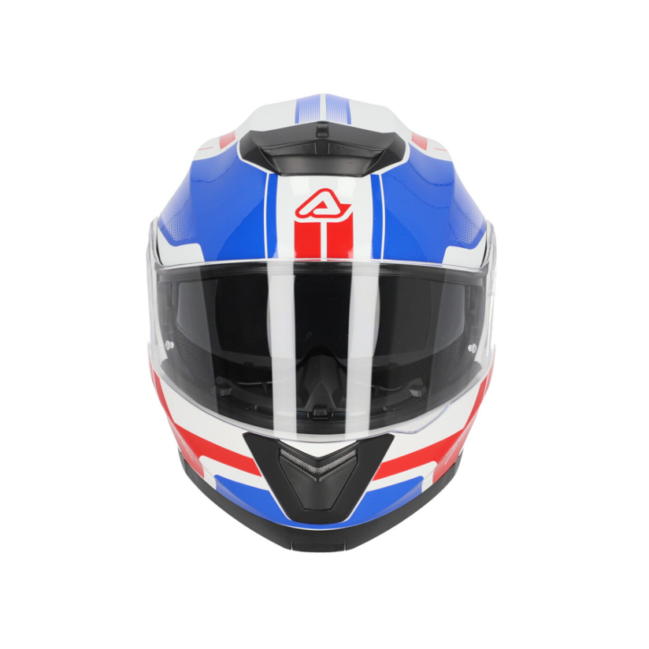 Casco modulare Acerbis serel 22/06 white/red/blue/glossy - immagine 5