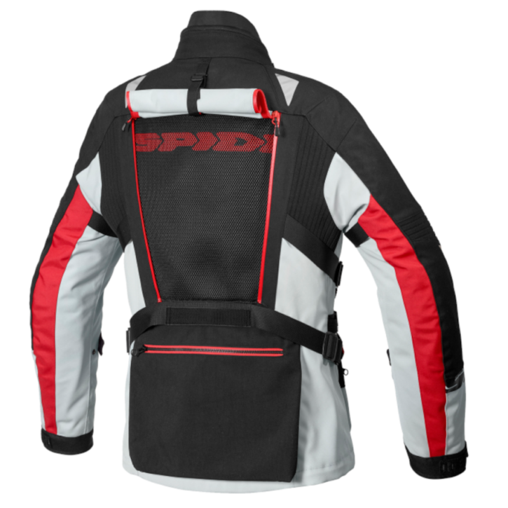 Spidi allroad jacket ghiaccio/rosso - immagine 4