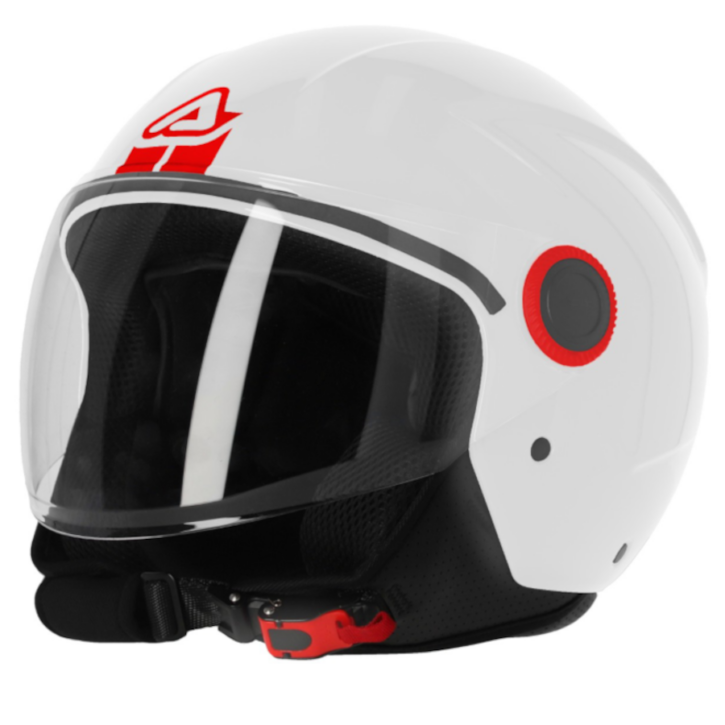 Casco jet Acerbis brezza bianco