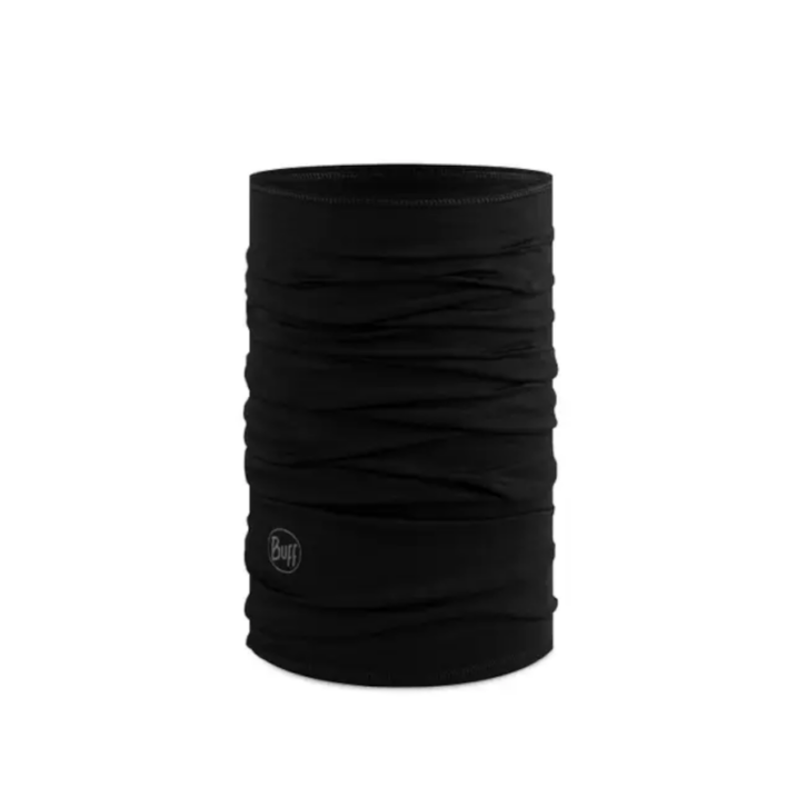 Buff scaldacollo in lana merino nero - immagine 3